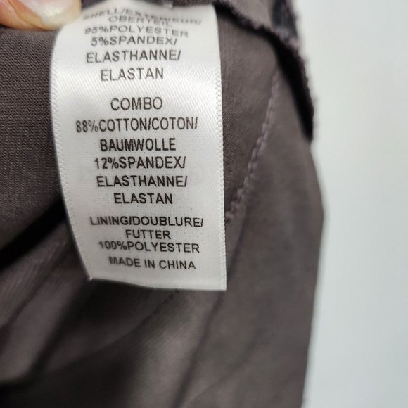 Adrianna Papell Womens Cocktail Dress Size 14 Brown Flat Ruffle Lace Surplice - Picture 8 of 10